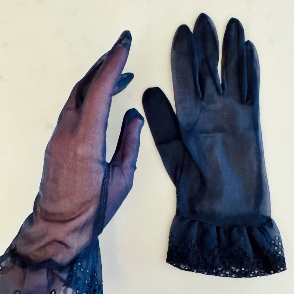 Vintage sheer black